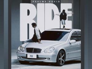 Ride cover art; 2 different images of Psalms on a car with plate PDE