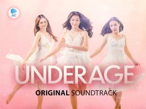 Underage OST cover art; Underage T-card with its 3 lead stars