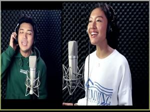 Thea Astley and Jeremiah Tiangco